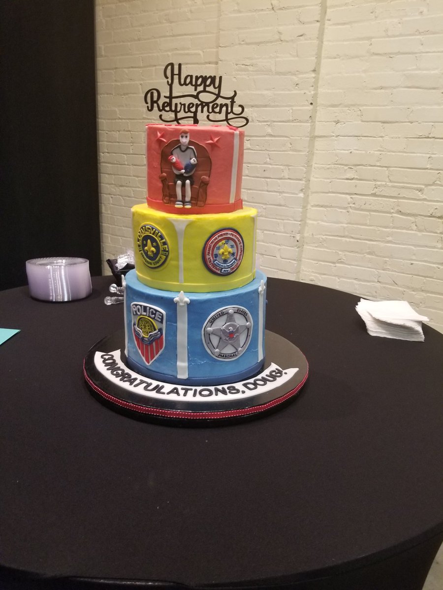 Carmen502Lou's tweet image. Great retirement celebration for our Chief of Public Services today. 47 years of public service! #TrueOG