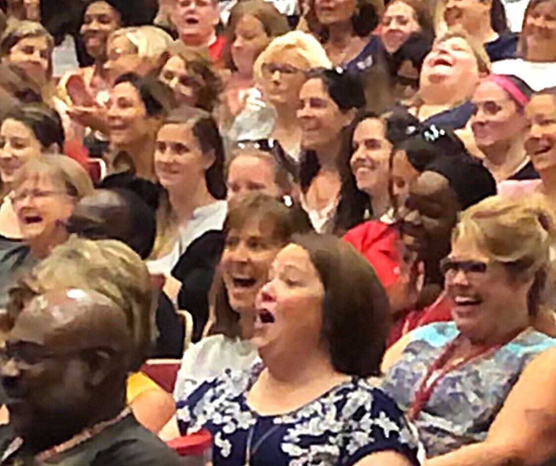 docspeaks's tweet photo. 🙌 Energized after my #introvert nap 😴  #DocSpeaks 🎤💫 So grateful to share my day &amp; #lovelightandinsight with the balcony rockstars 🤩 @SmyrnaSchools 🙏 Have the BEST school year ever!!!! 👍 https://t.co/HRXG2jsUOp