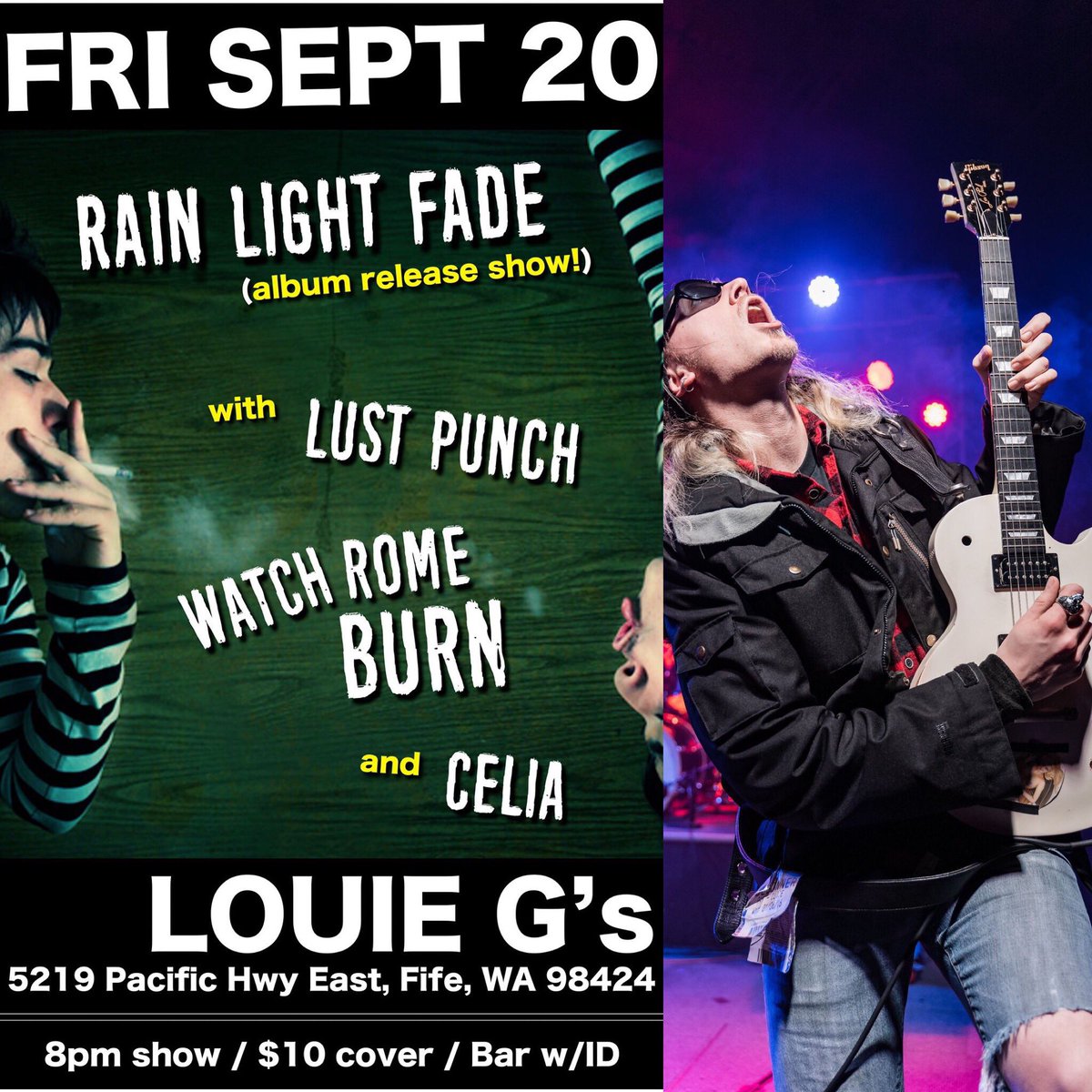 Next show. Mark your calendar. 🤘