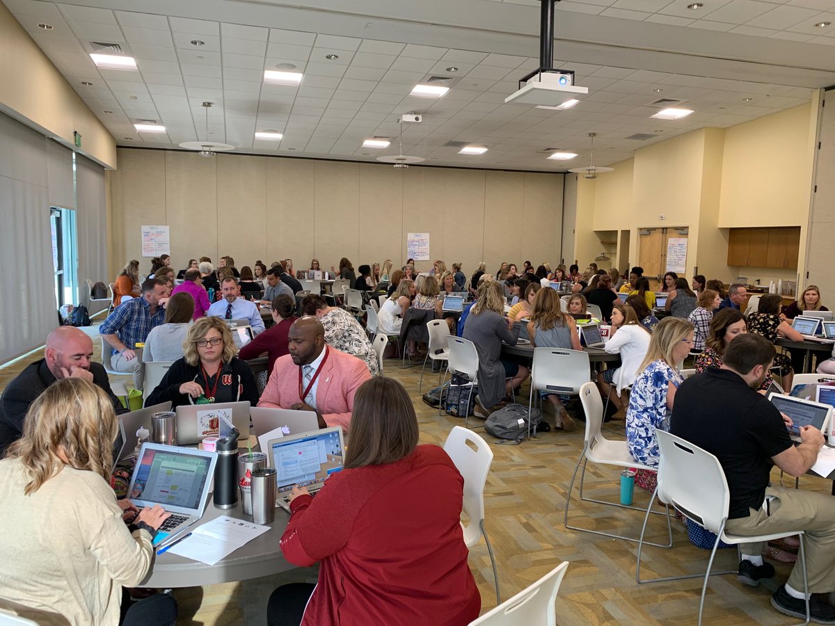 Another great day with North Kansas City building leadership teams! Lots of brain power in this room making decisions that  will positively impact the lives of over 20,000 students this year!