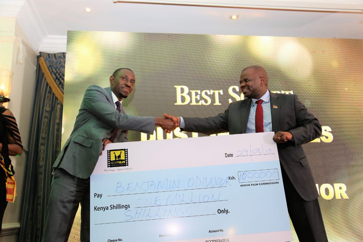 jeroch1's tweet image. This evening presided over the awards ceremony of the 1st National Script writing competition which aims to grow a pool of Kenyan Script writers. We received 549 entries. Congratulations to all the Winners 
@MoICTKenya , @kenyafilmcomm 
#BestScriptKe