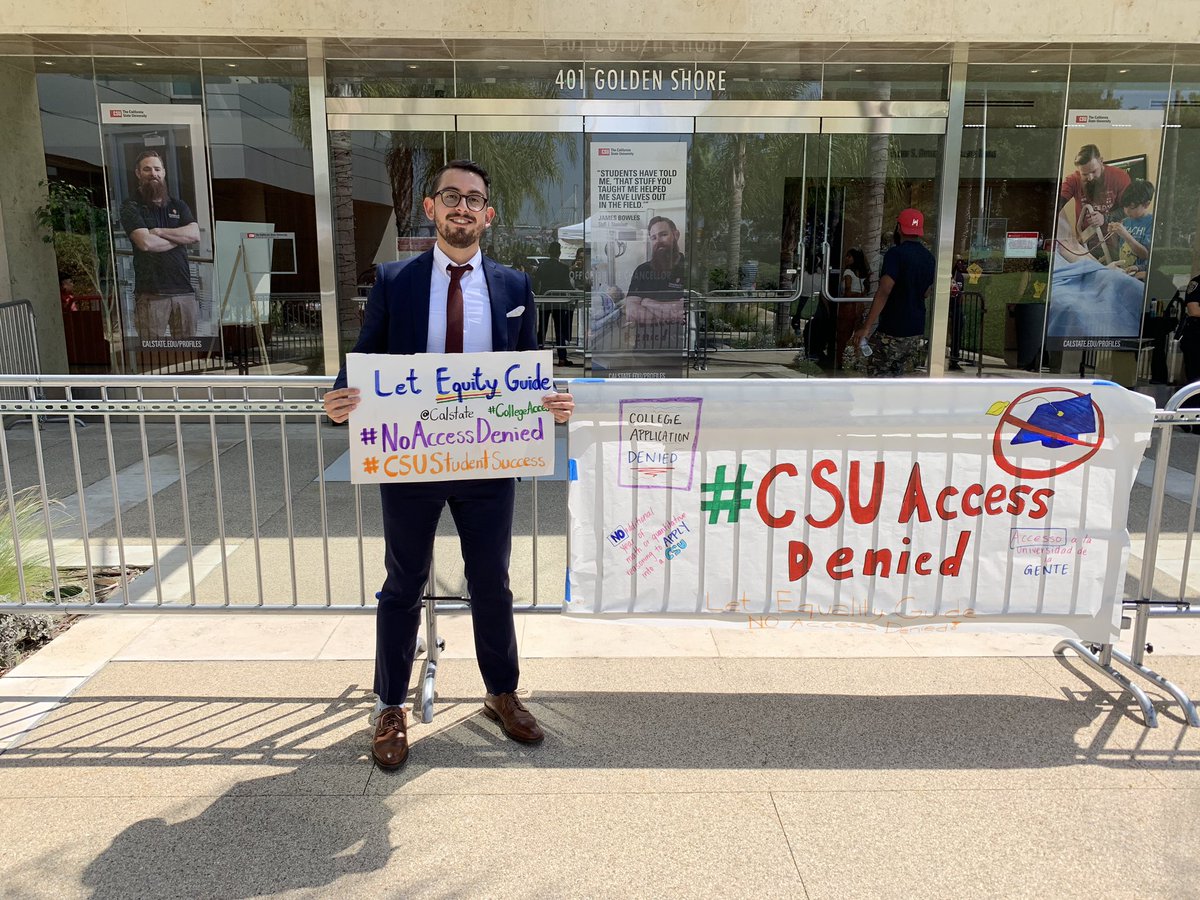 Steven_Almazan_'s tweet image. “Let Equity Guide! No Access Denied!”

#CollegeAccess
#CSUAccessDenied 
#CSUStudentSuccess