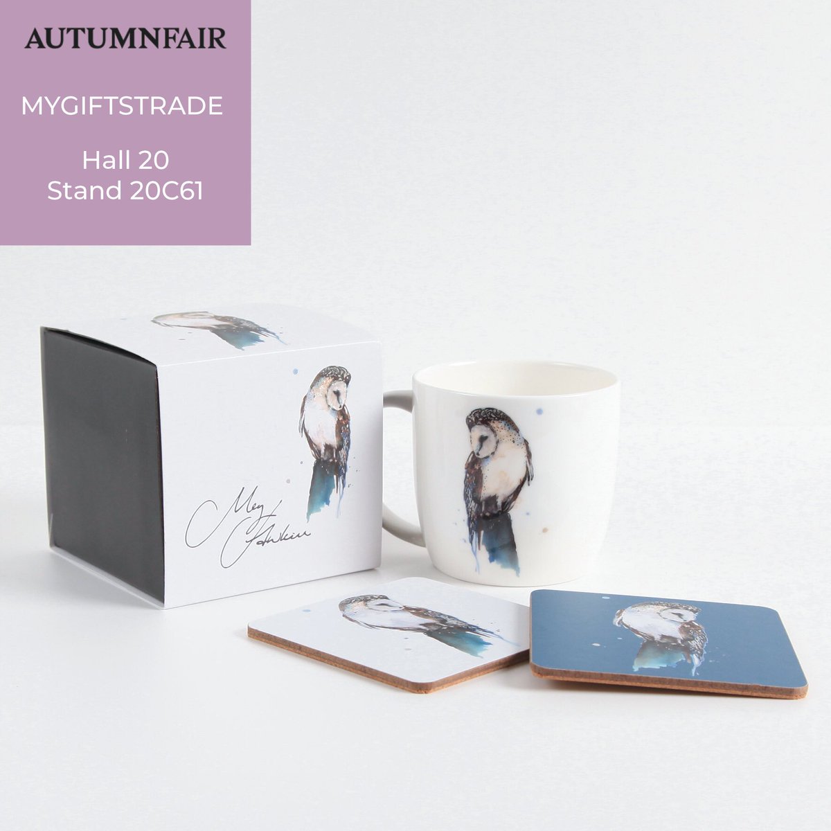 We’re delighted to share the beautiful @mygiftstrade products which be on show at @springautumnfair this year.The whole collection looks stunning together.
Find them Hall20 Stand C61
#aprons #kitchen #mug #quality  #tradeshow #meghawkins #designer #artist  #licensedartist