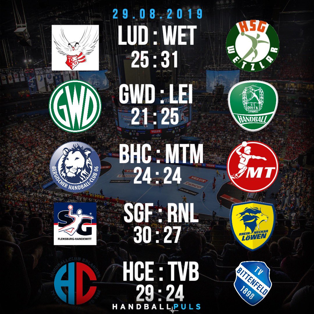 Die Ergebnisse in der @liquimoly_hbl - überrascht?
—————————
#HandballPuls #HandballTube Bild: imago