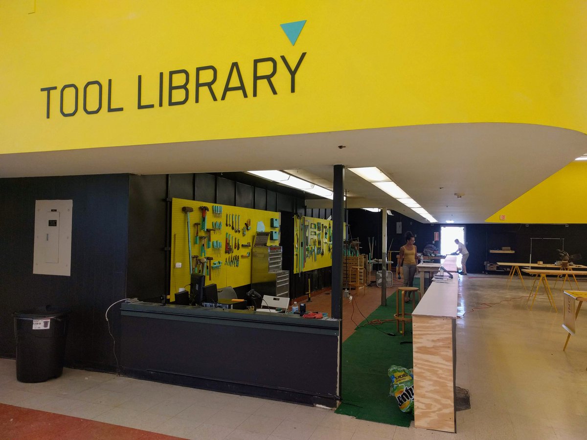 The weather is great and the Tool Library is open. Come get started on a project!