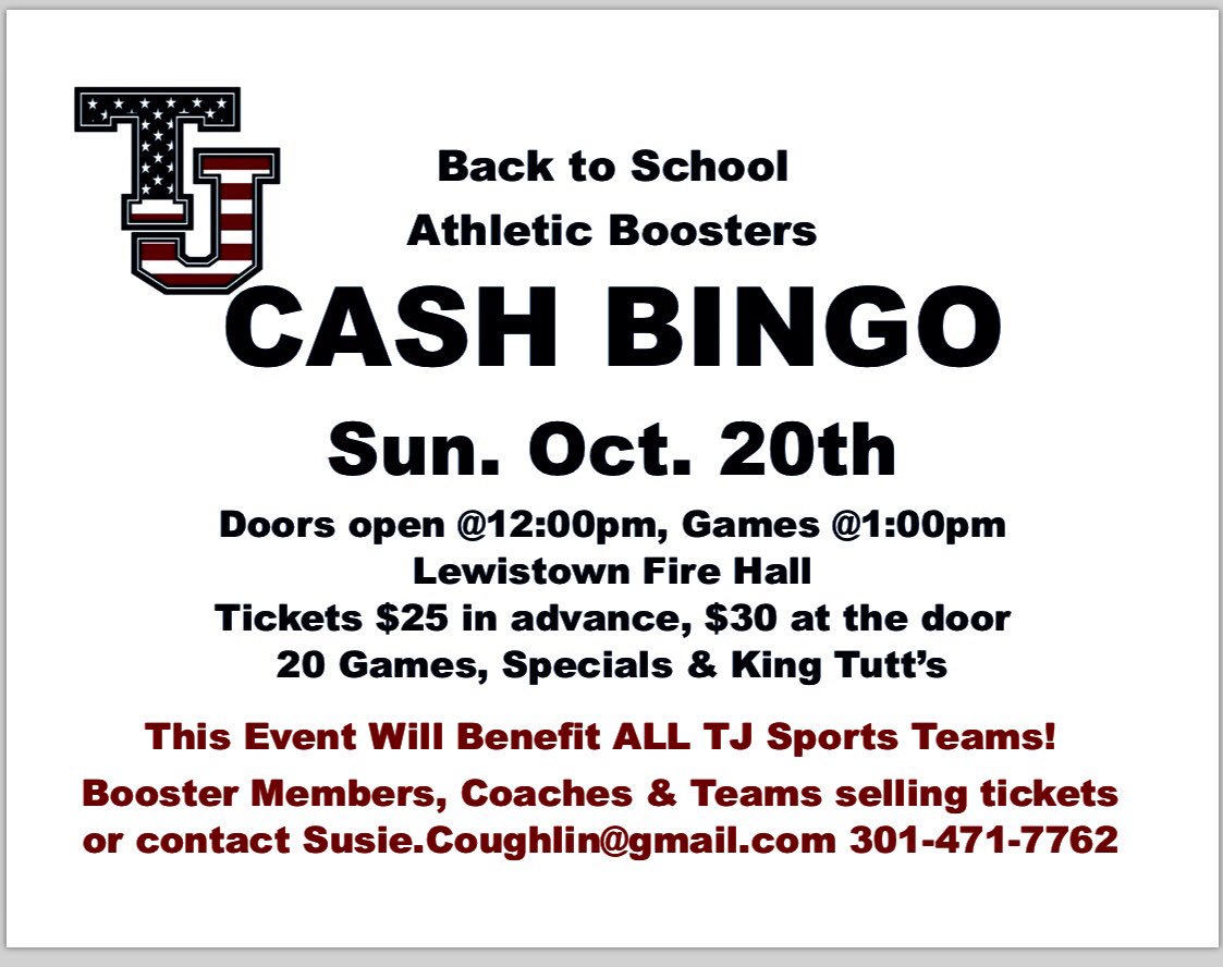TJ Patriot Athletics Boosters (@athleticstj) on Twitter photo 