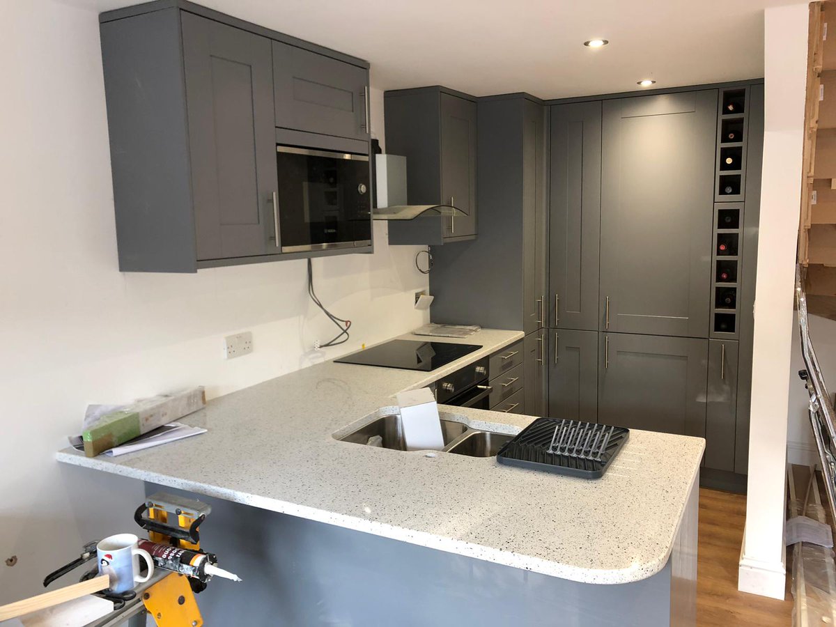 Today our kitchen got finished!!!!