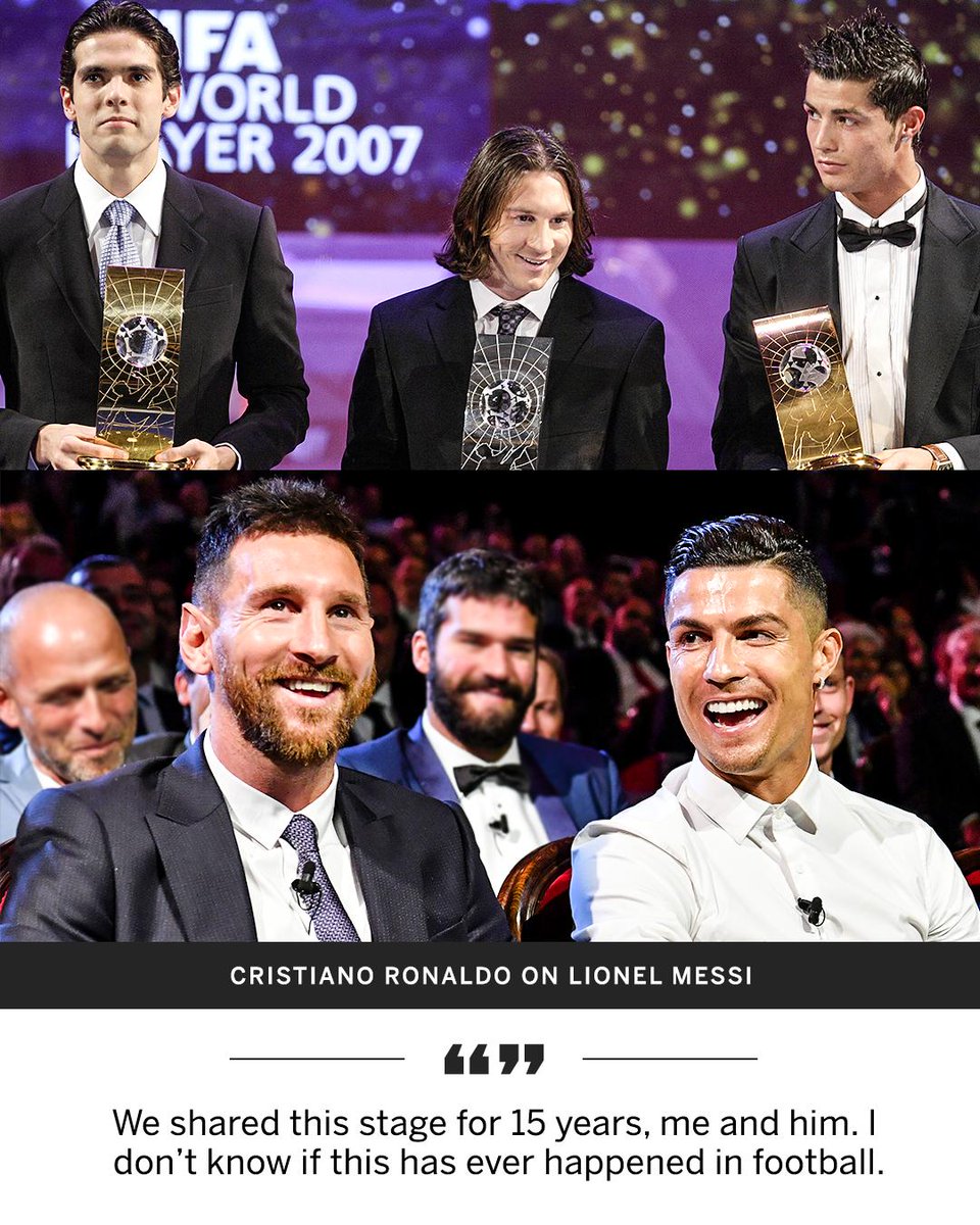 Team Messi or Team Ronaldo, it doesn't matter.

Their dominance is unrivaled 👏
