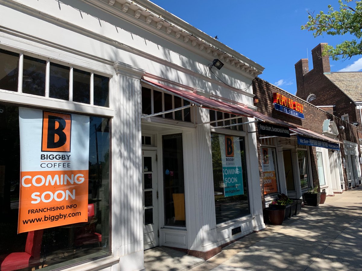 ThisIsSHSQ's tweet photo. The wait is over. Let's welcome @BIGGBYCOFFEE to @Shaker_Square! This will be the Coffee and Ice Cream shop's first location in Cleveland! https://t.co/aMcKuUBG87