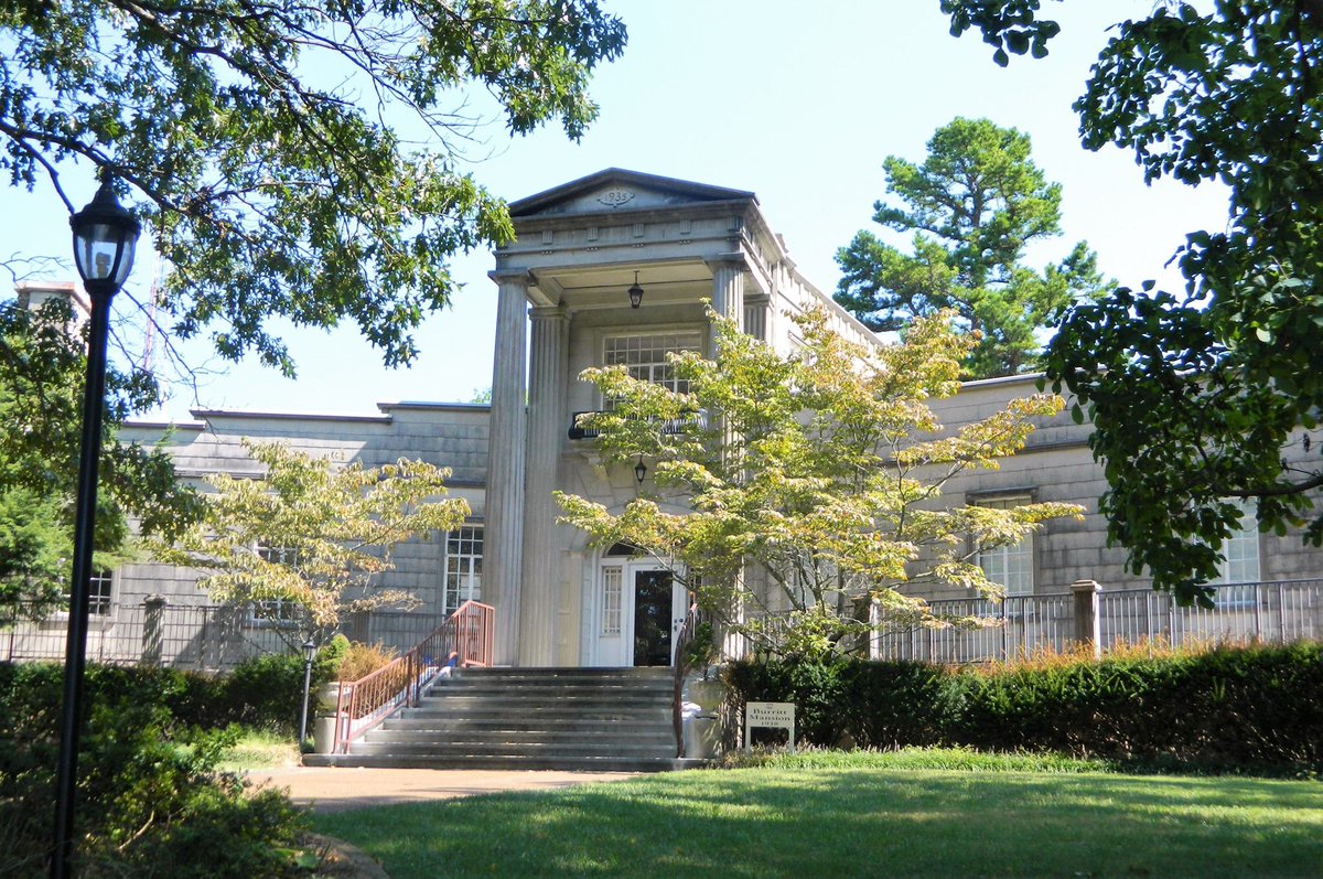 burrittmuseum's tweet image. A4: The Mansion was built in 1938 and is on the National Register of Historic Places. The unique design played a major role in that. The mansion is not of any one architectural style, there is a mix of Art Deco, Federal, Beau Arts and Classical Revival. #BizChatAL