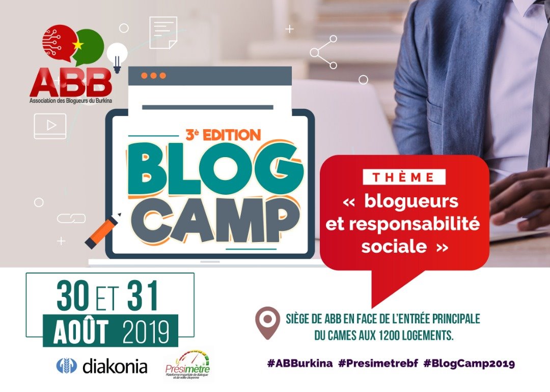 BadjoBass's tweet image. Ouagadougou du 30 et 31 Août 2019 au siège de @BlogueursBF.
#BlogCamp #abburkina #presimetreBF