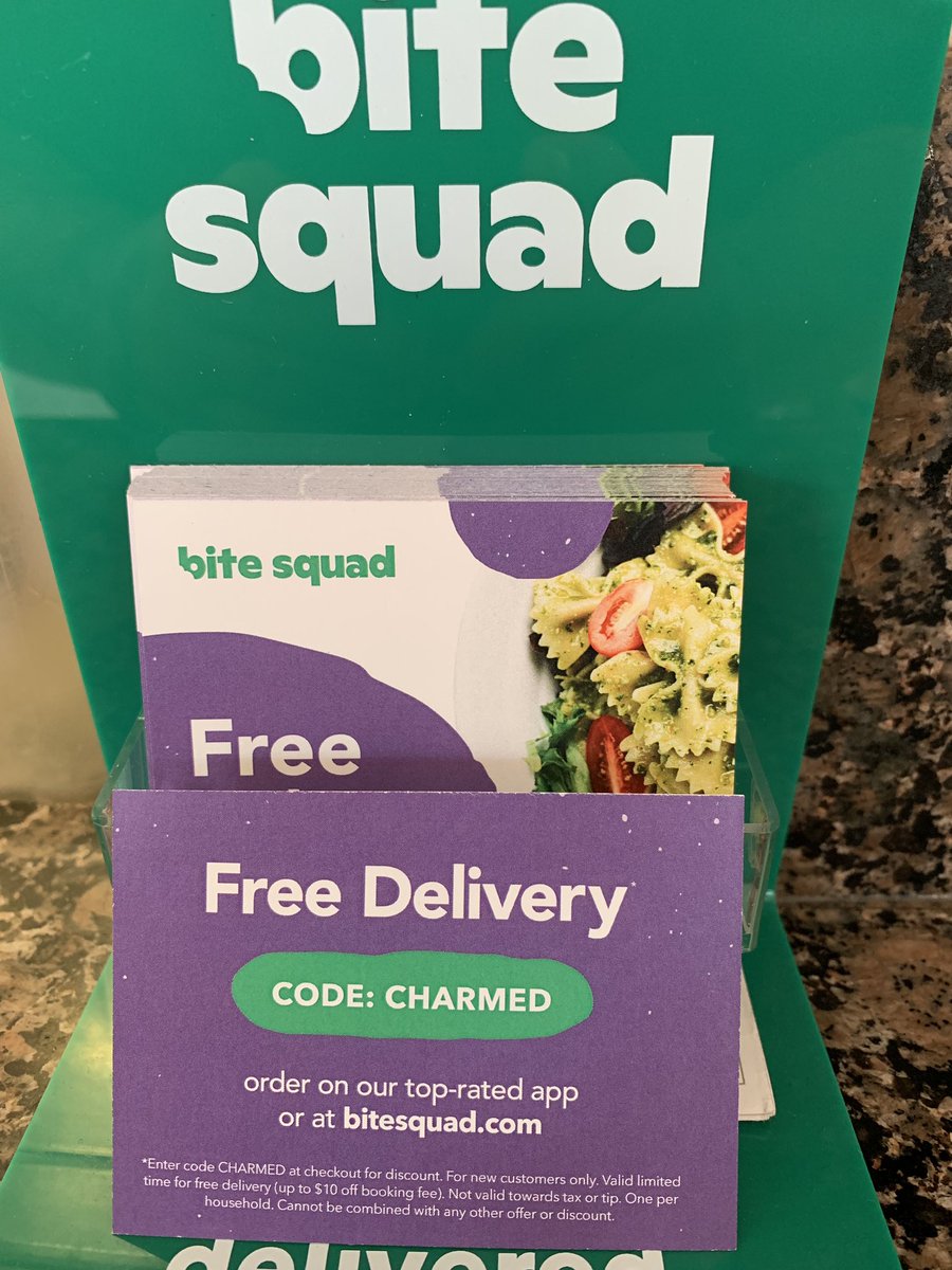 For those of you that cant make it here you can order through bitesquad.com