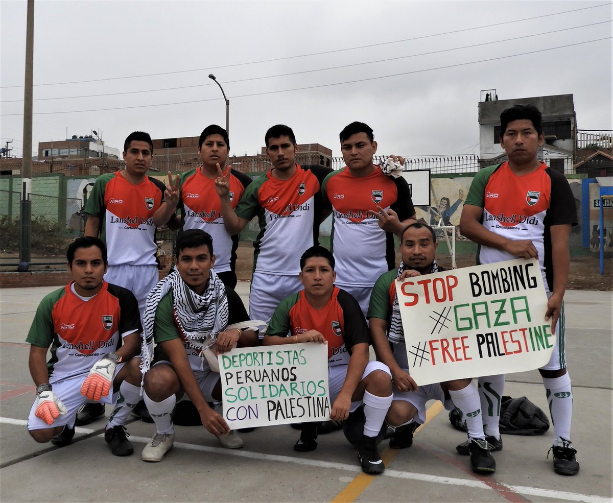 El equipo Palestina 2008, de Ventanilla, Callao, envía un fraterno y deportivo saludo a nuestros hermanos palestinos.