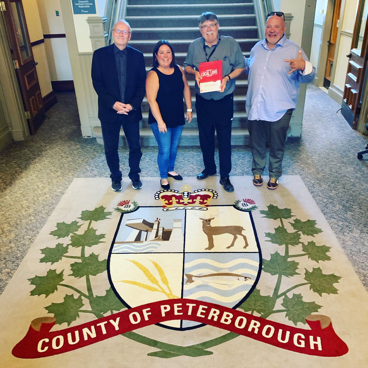 UnitedWayPtbo's tweet photo. We feel energized and excited coming out of a meeting with @ptbocounty talking strategy and how to show we can show our #locallove in the campaign this year! Exciting stuff in the works! π#wearepossibility #unitedway #ptbo #ptbocounty https://t.co/8lDPP5jTot