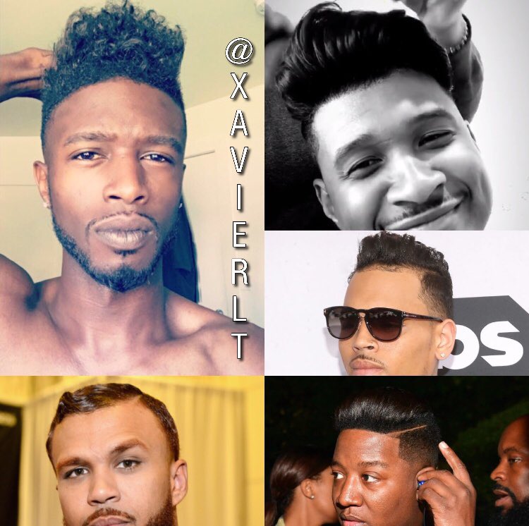 XavierLT's tweet photo. Happy #ThirstTrapThursday Here’s a #boxofchocolates 🍫 and #caramel with me @Usher @chrisbrown @Jidenna and @IAMYUNGJOC #makingitdowhatitdo with our #motownhairstyles #tbt #fresh #goodhairdontcare #sexyblackmen #brownskinboys #zaddyshark do do do do! 👀 https://t.co/f1rGwVUvEk