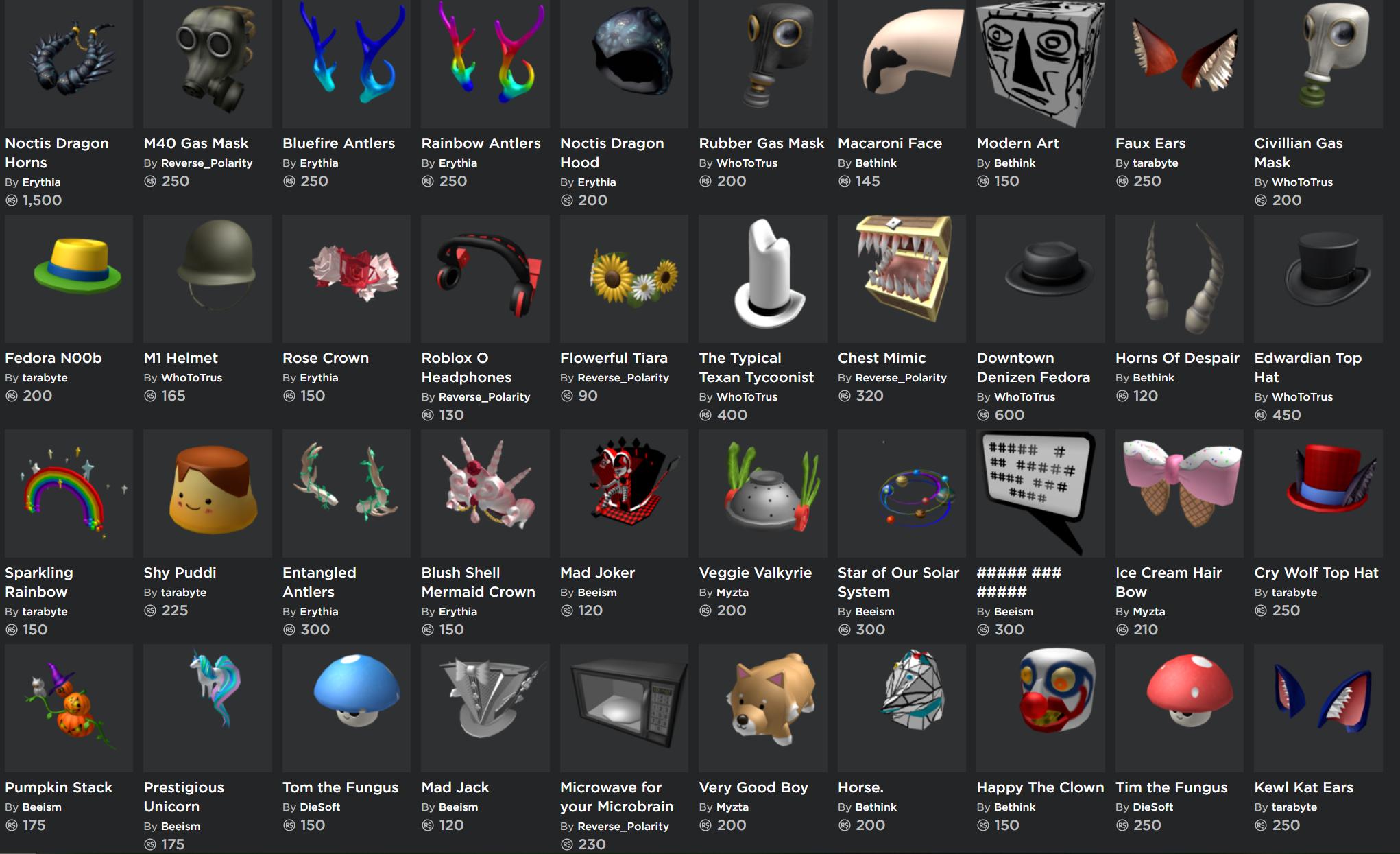 Catalog - Roblox