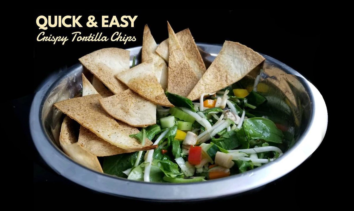 Billie Jean came up with the perfect substitution for your standard tortilla chips. They are the a great addition to a salad for that little extra crunch 👌🏻 They would also be awesome if paired with your favourite dip! 🖤bioxnutrition.com/quick-and-easy…