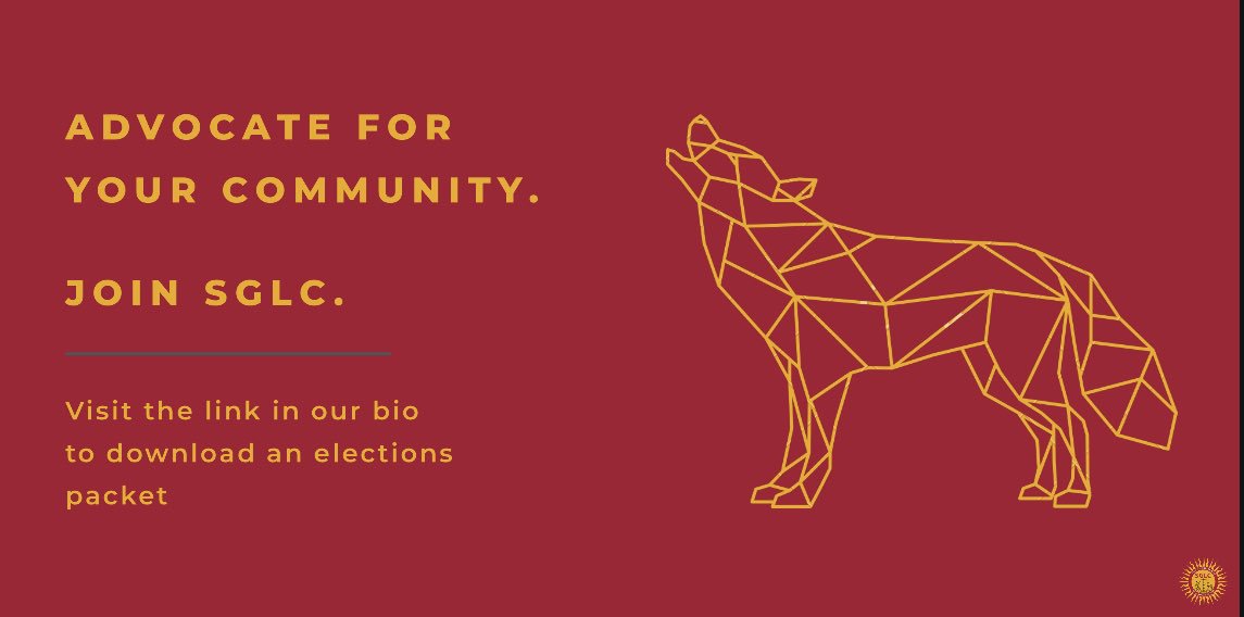 SGLoyolaChicago's tweet photo. Fall elections are here! ⬇️ https://t.co/5eaQZpYtZD