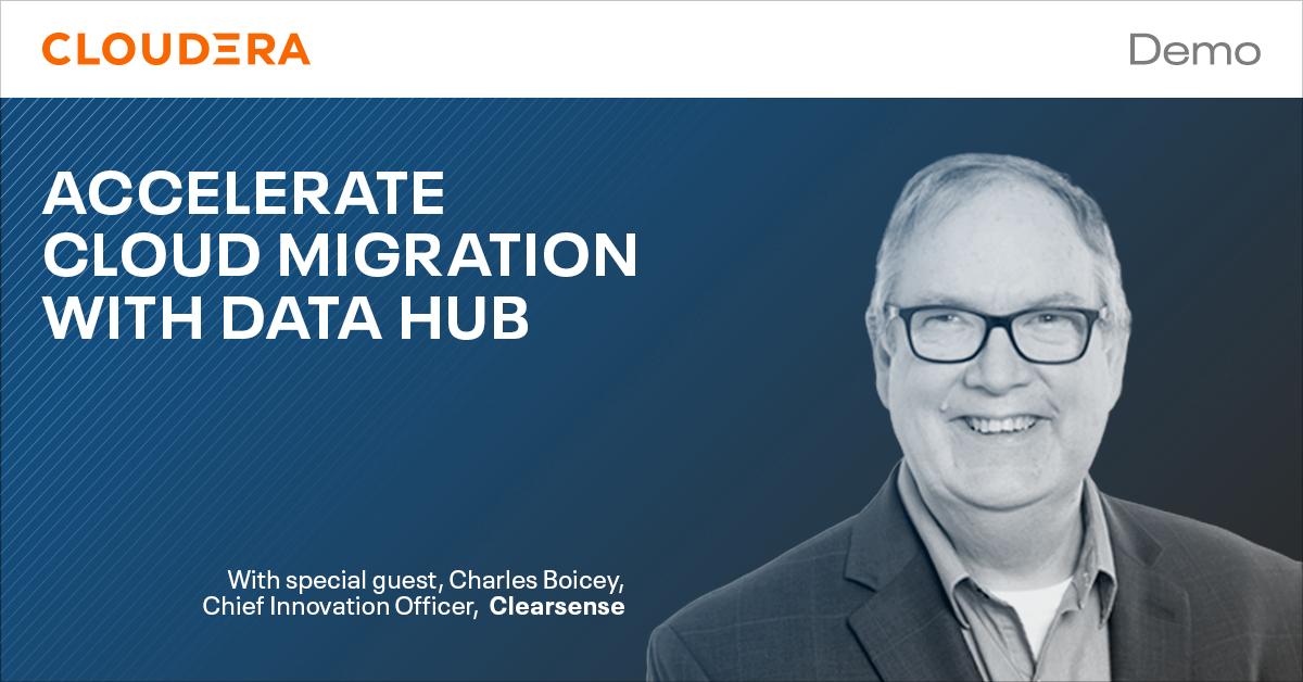 RogalinS's tweet photo. Join the Cloudera Data Platform Data Hub Webinar on September 11 to:
- Learn how to migrate on-premises workloads to public #cloud
- See a demo of CDP Data Hub
- Hear how one customer is approaching #hybrid data cloud journey https://t.co/qJtKAxd5wz https://t.co/QGWCSEUgp9