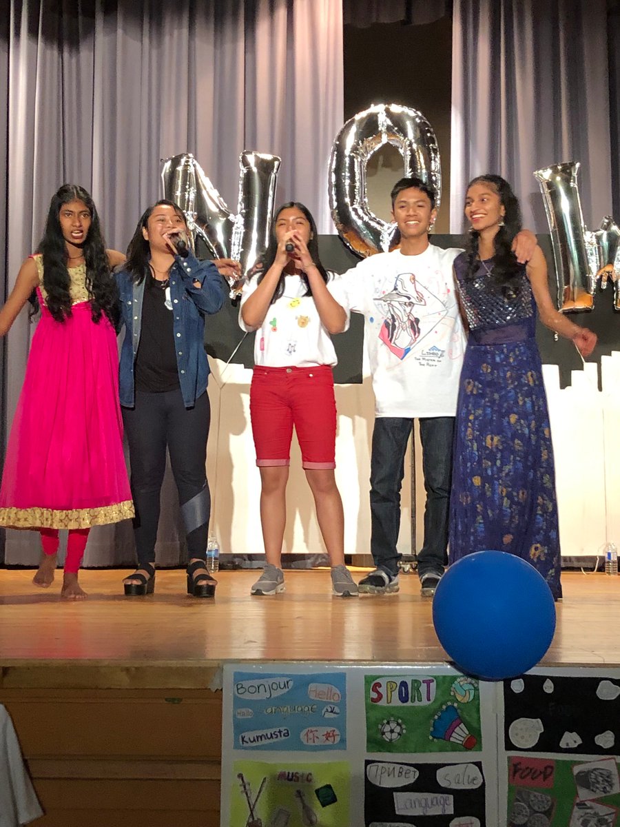 CCSNewcomers's tweet photo. #CCSNOW program is a peer-led look at the coming school year for newcomer high school-aged kids helping them understand the course credit system, and school supports available to them. The @ccssept initiative ended today with a graduation featuring spectacular #music and #dance. https://t.co/GnUxxX21Pt