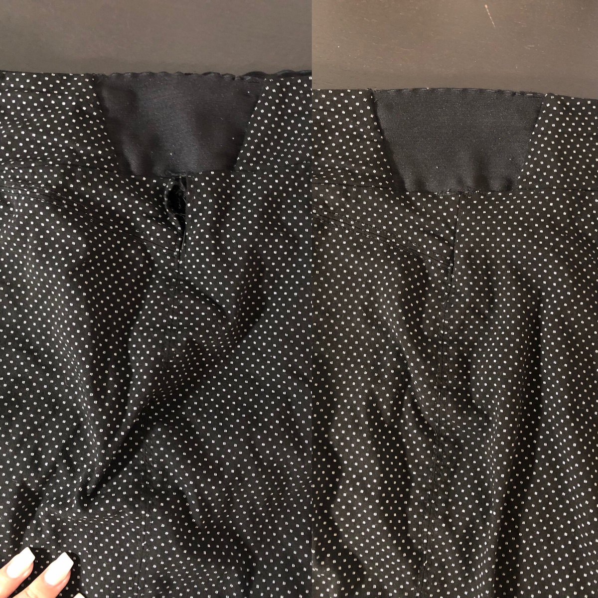 sewwutcreations's tweet photo. BEFORE & AFTER 🧵 Don’t forget Sewwut Creations can help save your clothing. DM us for more details. #seamstresslife #sewing #saveyourclothes #sewwut #sewwutcreations https://t.co/tw643CS7Kg