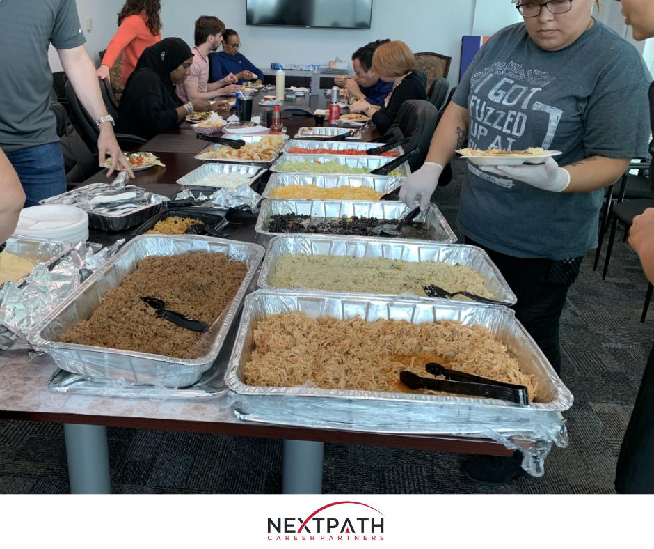 Today in our NextPath Orlando office we had the opportunity to sponsor a catered lunch to one of our great clients! We had a fun time with their team and building relationships! 

#nextpath #Orlando #greatclients #cateredlunch #tacos  #lovewhatyoudo #staffing #recruiting