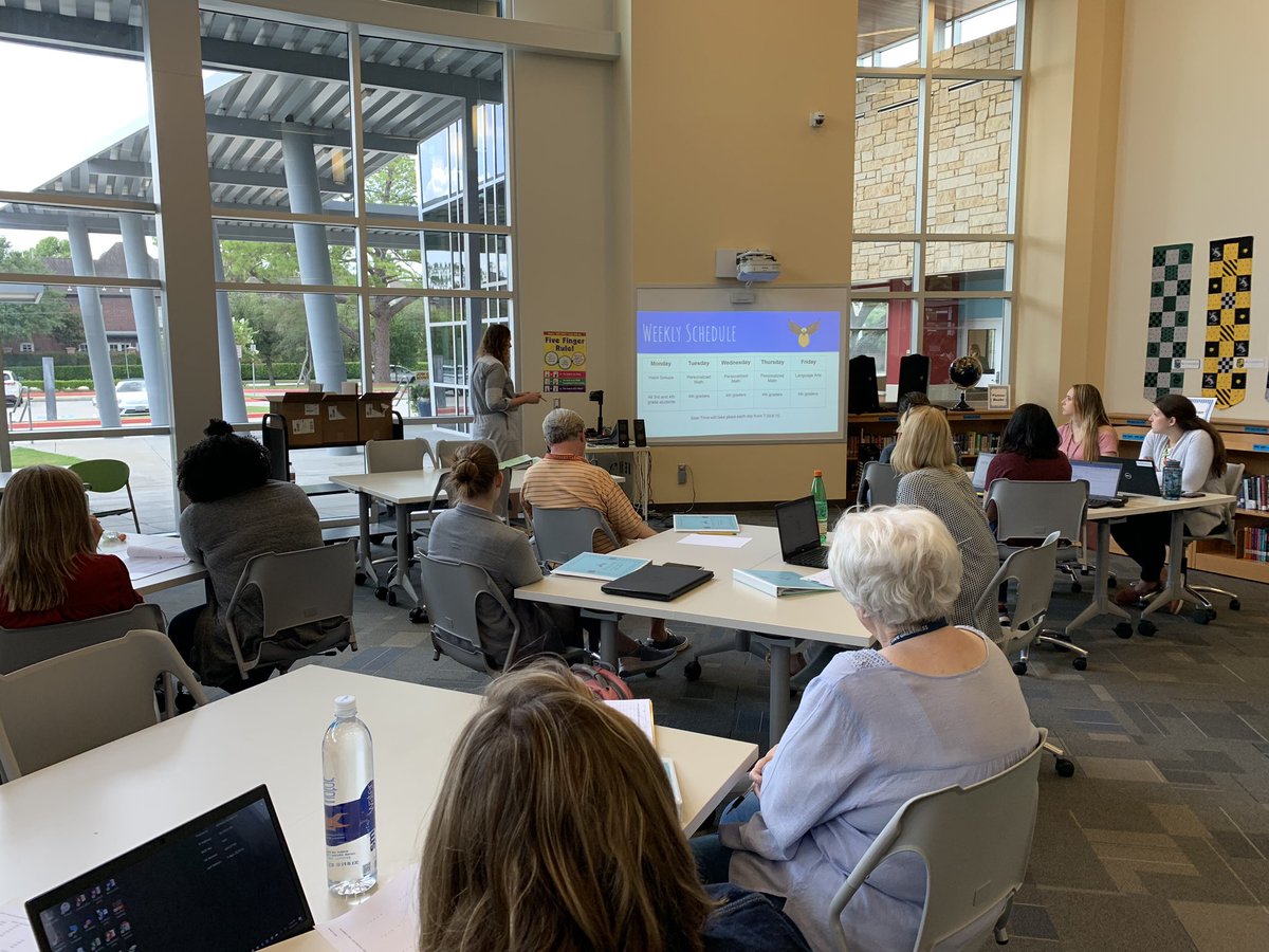 LibVoe's tweet image. Super excited to roll out our #sbisdredesign plans this year! Thanks to @ElliottWitney, @patricia_kassir,  and all the amazing ways they pushed at our comfort zone to help us be the BEST for kids @Valley_Oaks! #voelibrary #everychild #sbisdproud