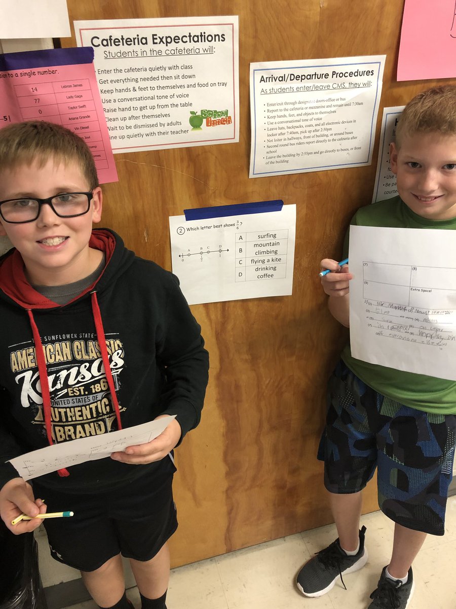 MrsCombsClass's tweet image. 6th graders practiced and checked for understanding by completing a Mad Lib! Some were harder than others! Quiz tomorrow @CMSCardinals #feedback #simplify #numberlines #equalvalues