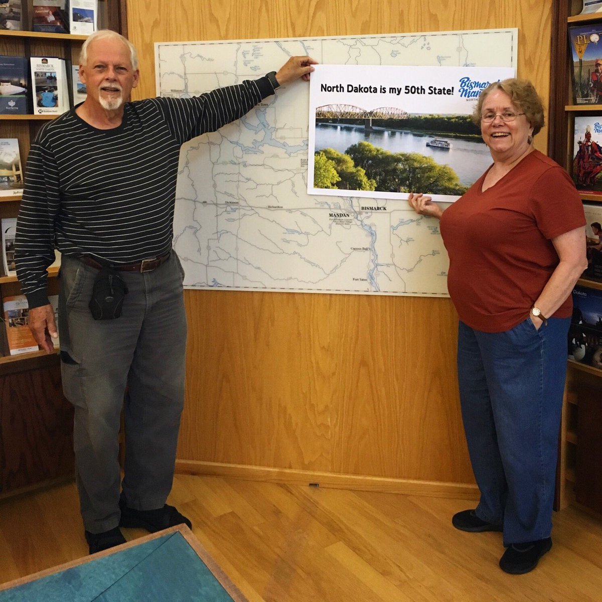 50th state and also 50th wedding anniversary for Charles and Margaret from San Francisco, CA! So many wonderful things to celebrate, congratulations! 🎉❤️🚙 #ilovebisman #noboundariesnd