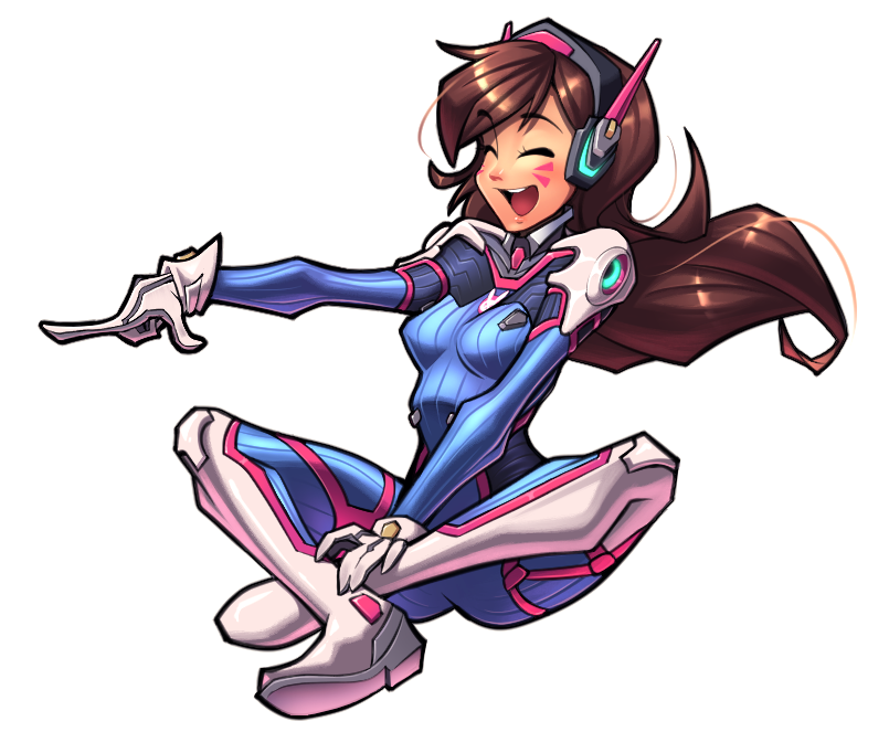 Meka Leads The Way Overwatch Dva Nono のイラスト