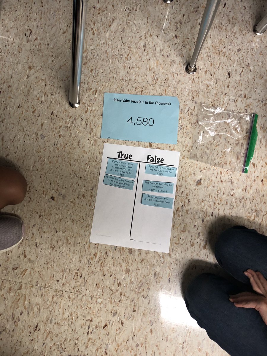 working together to reason through some place value tasks <a href="/WESOwls/">WES Owls</a> <a href="/wcsdistrict/">Worthington Schools</a> #itsWORTHit