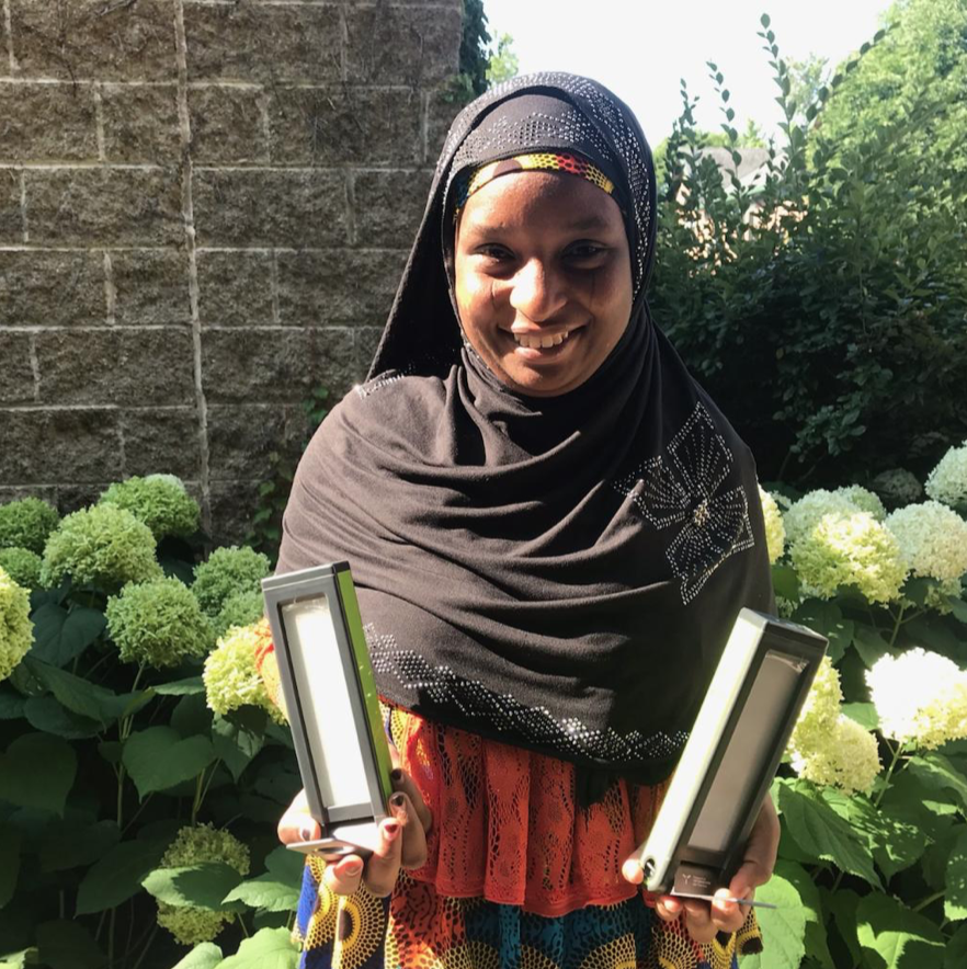 Makers4GoodOrg's tweet photo. Meet Roumanatou - She lives in Niger with her family and thanks to the good work of our non-profit partner, Remote Energy, as well as our @helio_solar light and powerbank, Roumanatou will never be without a reliable and sustainable source of power and light. https://t.co/SQyMibwtpo