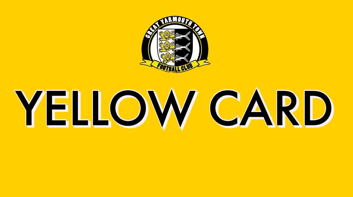 The_Bloaters's tweet photo. Yellow card for @The_Bloaters u18 Lucas Mawby https://t.co/71zycP7RGq