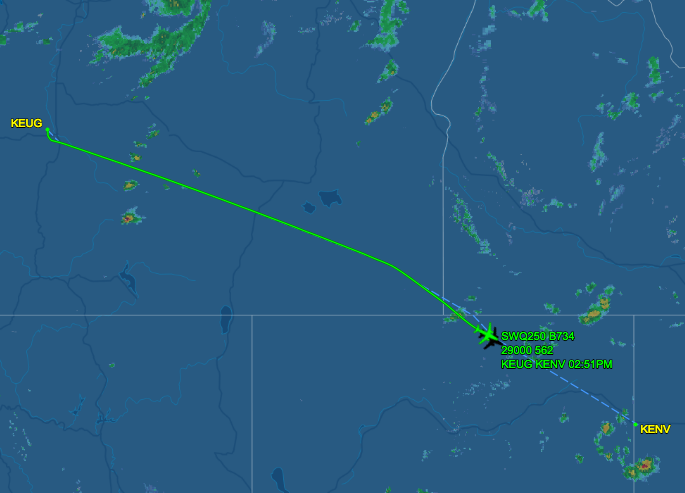 SportsAviation's tweet photo. Construction in Eugene will see @oregonfootball make a pit stop for #Auburn
EUG ➡️ ENV ➡️ DAL
SWQ250 | N803TJ | B734
⏱️1:10 | 2:13
🛬7:23pm (🌤️ | 97º)
🏁1,658 Planned Miles
📡https://t.co/kAPVvpaFYs
📸 M. Holsteins | Flickr
#Oregon #GoDucks #OREvsAUB #GoOregon https://t.co/dLa0HHSDDF