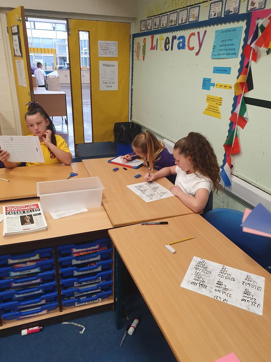 MrsC_NPS's tweet photo. We've been working on our place value skills this week. Today we made different 3, 4 & 5 digit numbers, partitioned them into their values and sorted them from lowest to highest. Some of us even helped out our friends. #mathsheroes #numberskills https://t.co/ni0oI0b2DS