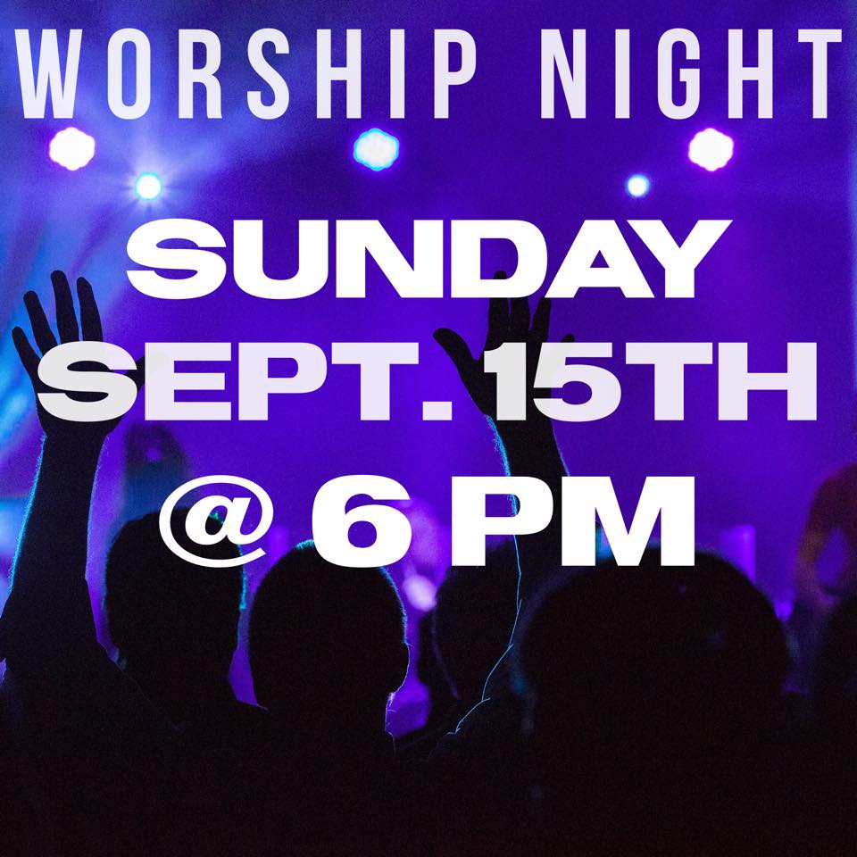 FrontRange_CC's tweet image. Mark your calendars now! Our next worship night is coming up on September 15th at our Ministry Center (310 Wilcox St). Join us for a powerful time of worship and prayer.