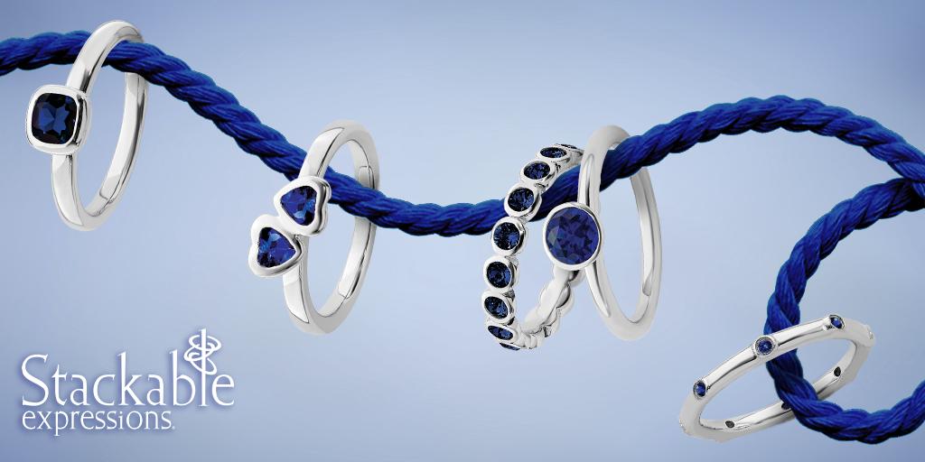 StackableExpres's tweet photo. Happy Birthday September Babies! We have a few gift ideas for you. >> https://t.co/W9dc3AtCtk #Birthstones #Gemstones #Sapphire #SapphireRings https://t.co/97fTGU5KQ3