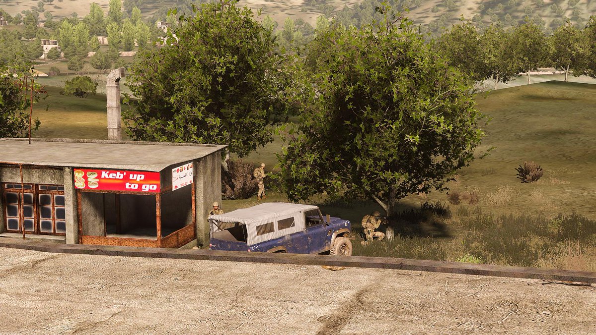 Hearts and minds... Was the plan, but the insurgents didn't want anywhere near the civilians. We got to talk with a few people at least 🇩🇰