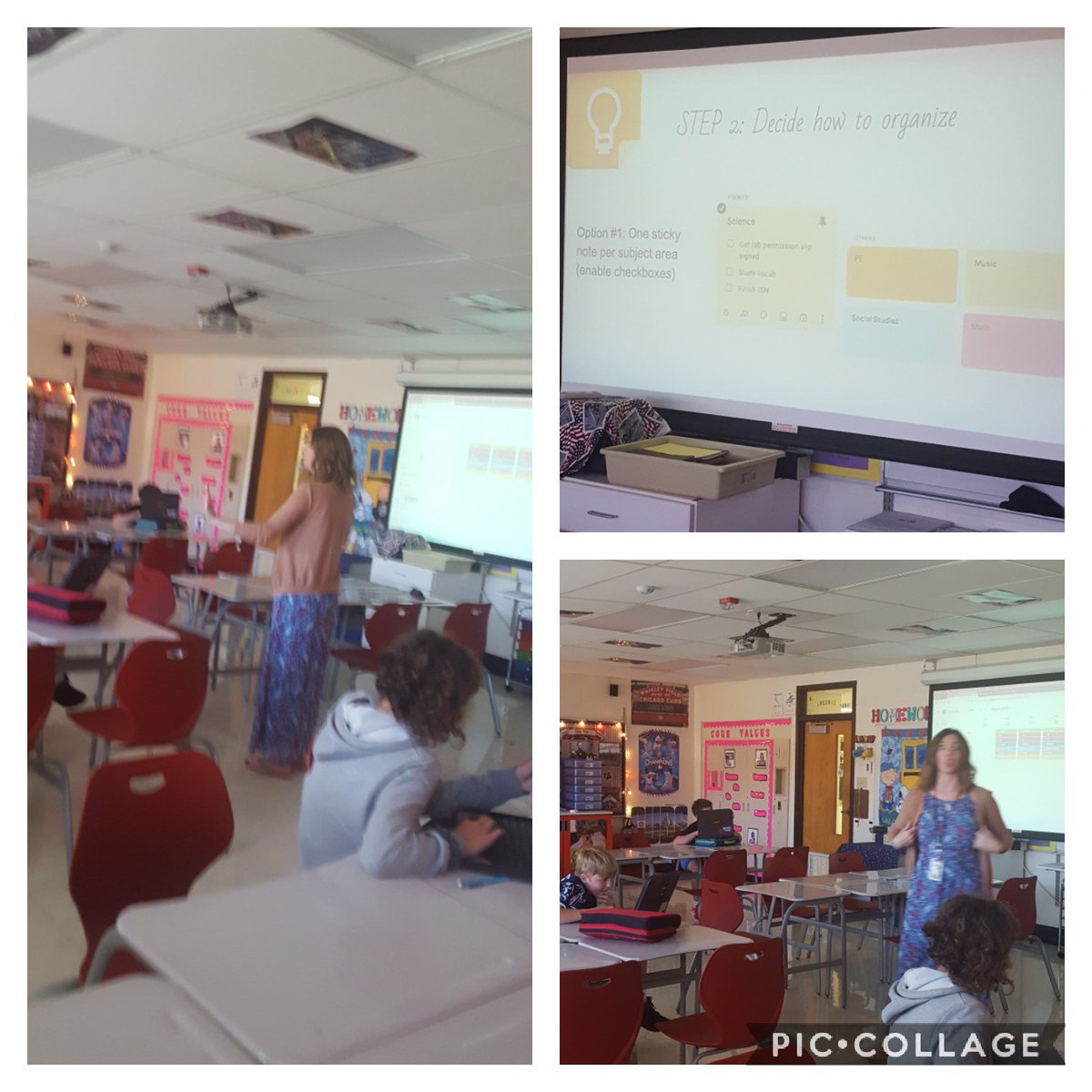Joanne_Burger's tweet photo. Learning online tools for organizing our assignments! Thank you Ms. Sassatelli! #GoogleKeep #GoogleCal @Ms_Sassatelli #MrsBurgersClass #D57Lincoln #D57Learns #Digitald57 https://t.co/WMPKEaB2EZ