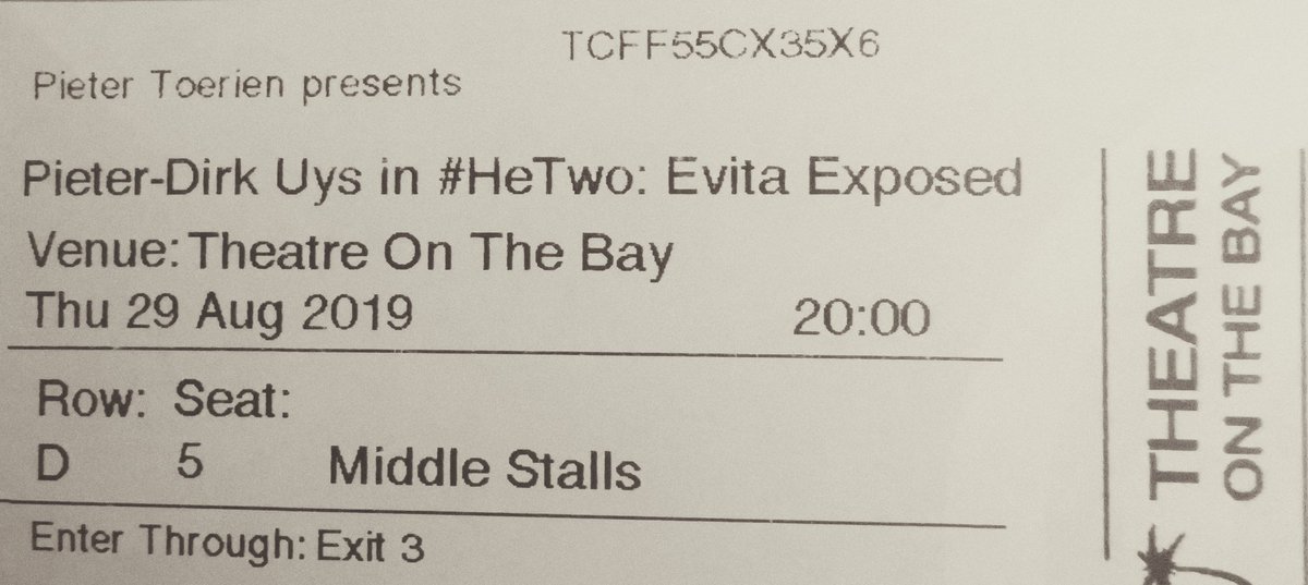 DiBrown5's tweet photo. This is Pieter Dirk Uys at his very best. #HeTwo is the history of @TannieEvita and 🇿🇦
Hilarious moments & witty repartee interspersed with nostalgia, tinged with sadness and finishing with hope and inspiration. A must see @TheatreOnTheBay https://t.co/7HaKWZ5Uwo