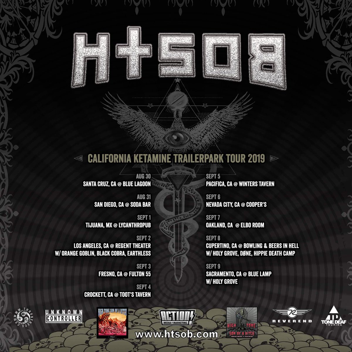 One Week Away!!! <a href="/Disastroid_SF/">Disastroid SF</a> <a href="/HTSOB1/">High Tone Son of a Bitch</a> <a href="/WintersPacifica/">Winters Tavern</a> 9/5/19