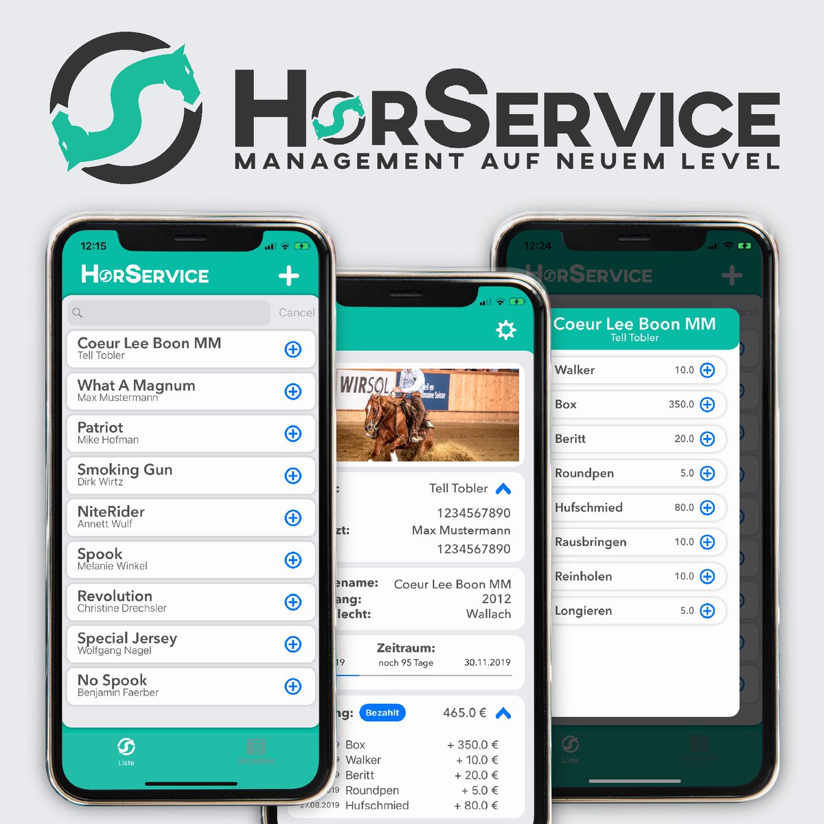 RelbotDev's tweet photo. In wenigen Wochen wird unsere erste App „HorService“ im App Store veröffentlicht.

„HorService“ ist eine für Reitställe und Trainer entwickelte App, womit man genau verfolgen kann was der jeweilige Kunde am Ende des Monats bezahlen muss. 
#appdevelopment #AppStore #horservice https://t.co/fMctHz6w0y