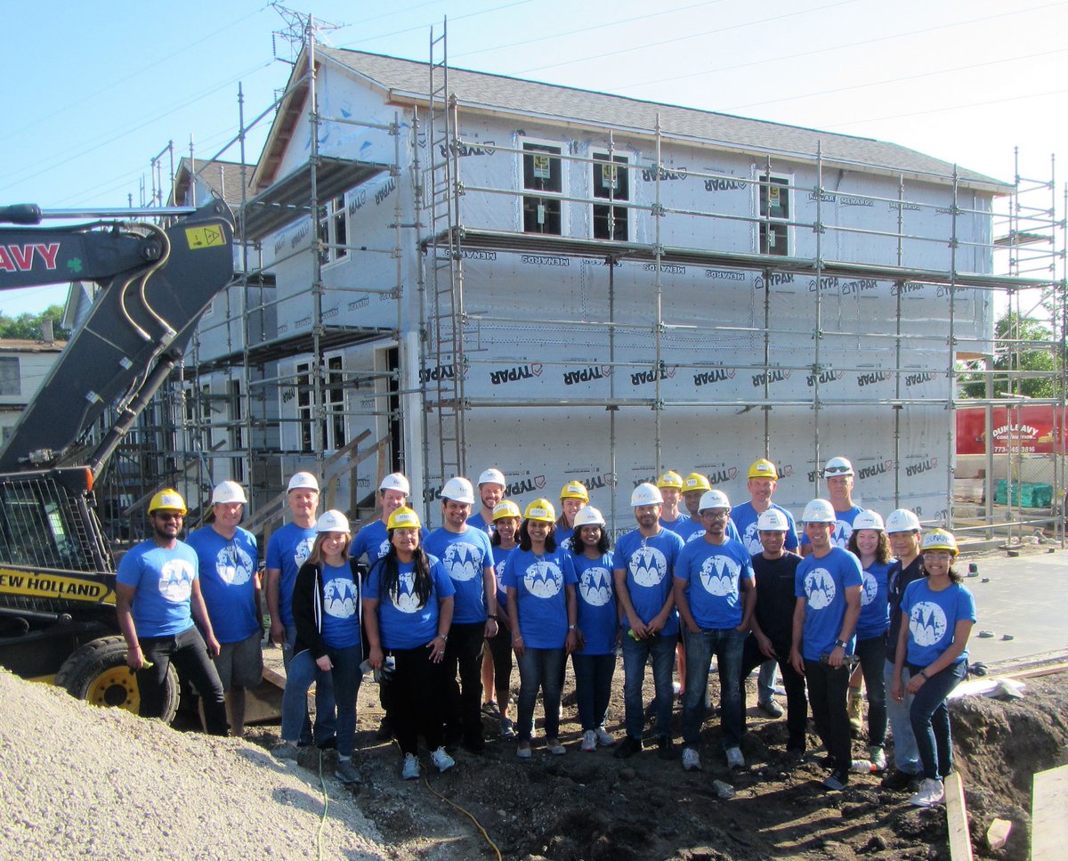MSIFoundation's tweet photo. .@MotoSolutions' IT team recently assisted with the construction of an affordable new home for a family in Chicago’s West Pullman neighborhood as part of @HabitatChicago's #TheHouseThatTechBuilt initiative. Learn about the project: https://t.co/fG5kq7F9xi #MotoSolutionsCares https://t.co/d5w6KedZKa