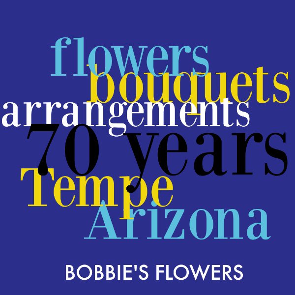 70 years is a long time!  That's how long Bobbie's has been in business.  We remember when minimum wage was just 70 cents an hour!