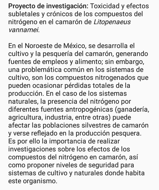 Gladys09_'s tweet photo. Soy doctora por la UNAM; mis líneas de investigación son Ecotoxicología y calidad del agua; una #becaposdoc @Conacyt_MX me permitiría seguir contribuyendo con el desarrollo de la ciencia en Mx con un impacto social y ambiental. #ConLaCienciaNo #ConoceTuCiencia https://t.co/gOErK9VNWf