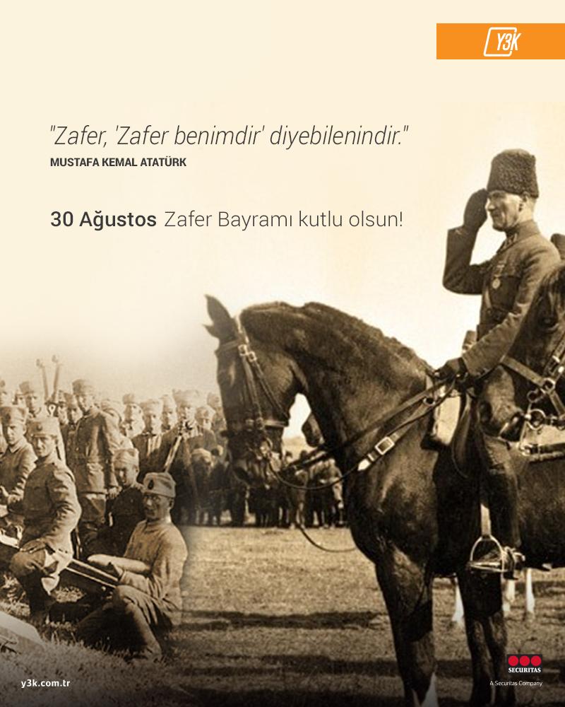 30 Ağustos Zafer Bayramımız Kutlu Olsun!
#30Ağustos #ZaferBayramı #30AğustosZaferBayramı