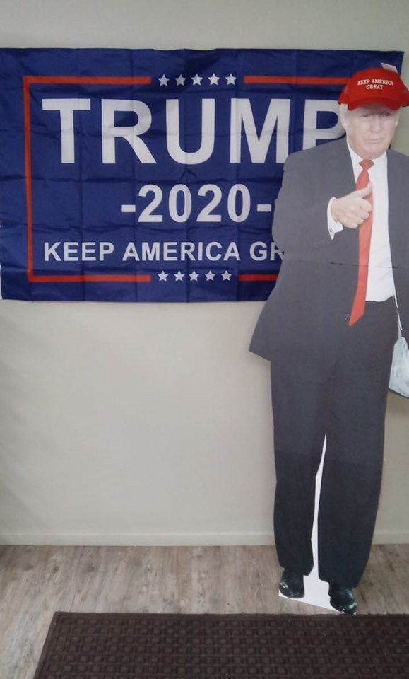GetTrumpStuff's tweet photo. New Trump Cutout at our Yucca Valley location. Come take a selfie with Trump!
#MAGA2020 #KAG #Trump2020 https://t.co/RUncakmWem