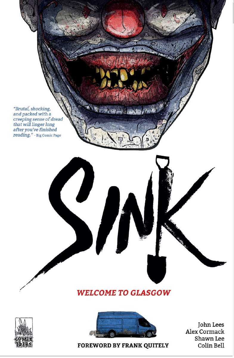 james_reads_com's tweet photo. Sink. Vol 1.
Black Mirror meets Gothic horror meets Glasgow. Phenomenal. Personally I don't recommend getting in the van. Mr Dig is a star!
@johnlees927
@AlexCormack4
@robutoid
@colinbell
@ComixTribe
#comics #comicbooks #Sink #GetInTheVan #MrDig #comixtribe https://t.co/2WUwS1TU2N