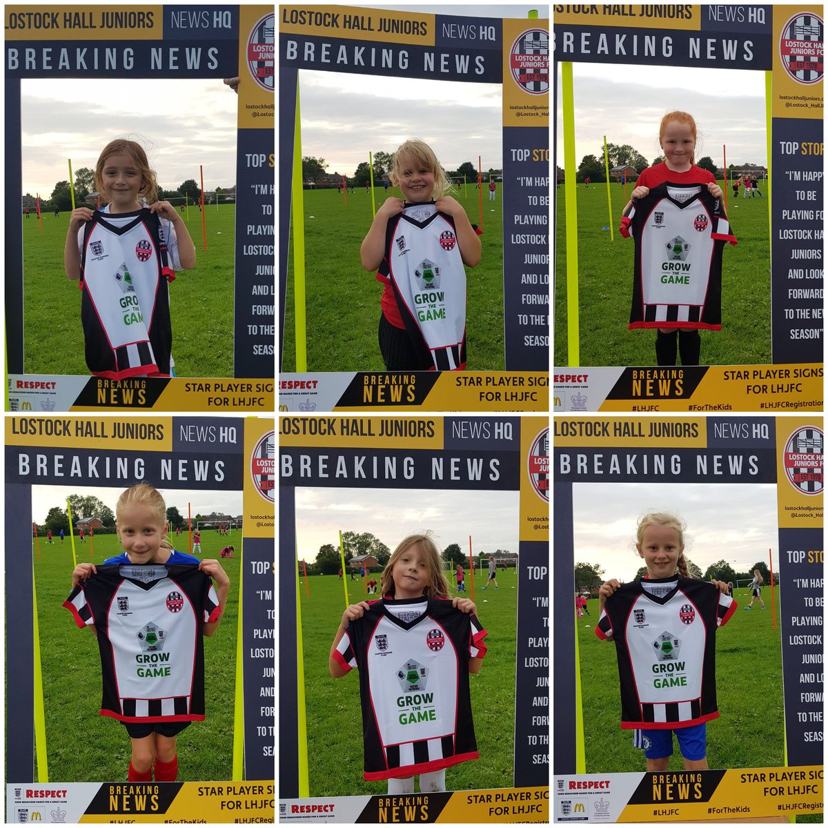 LhjfcL's tweet photo. 😍 OMG 😍
This is sooo good!! Our first ever @Lostock_HallJFC kit!! Which is absolutely amazing, huge thanks to the @FA and the #GrowTheGame grant. 

Also amazing kit supplied by @goal_wins 

The girls loved it!, Proud to be their manager is an understatement. 

#thismeansmore https://t.co/uLbJdh1vqA
