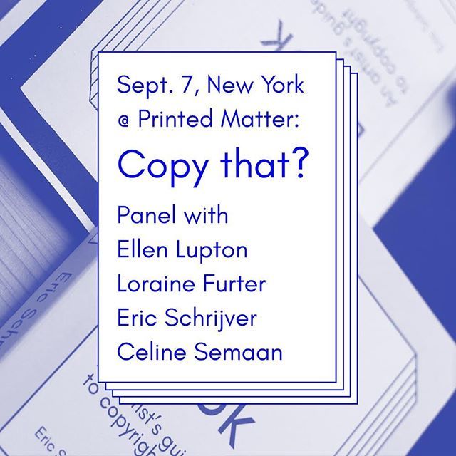Who owns that? <a href="/copythisbook/">Copy This Book</a> <a href="/lorainefurter/">Loraine Furter</a> <a href="/celinecelines/">Céline Semaan</a> @printedmatterinc ift.tt/2LheY2f ift.tt/2ZmZTWR